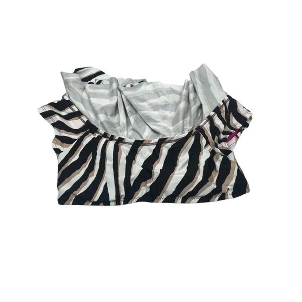 Sample Piece Bikini Ruffle Top‎ Size Medium Hipster Bottoms Size 8